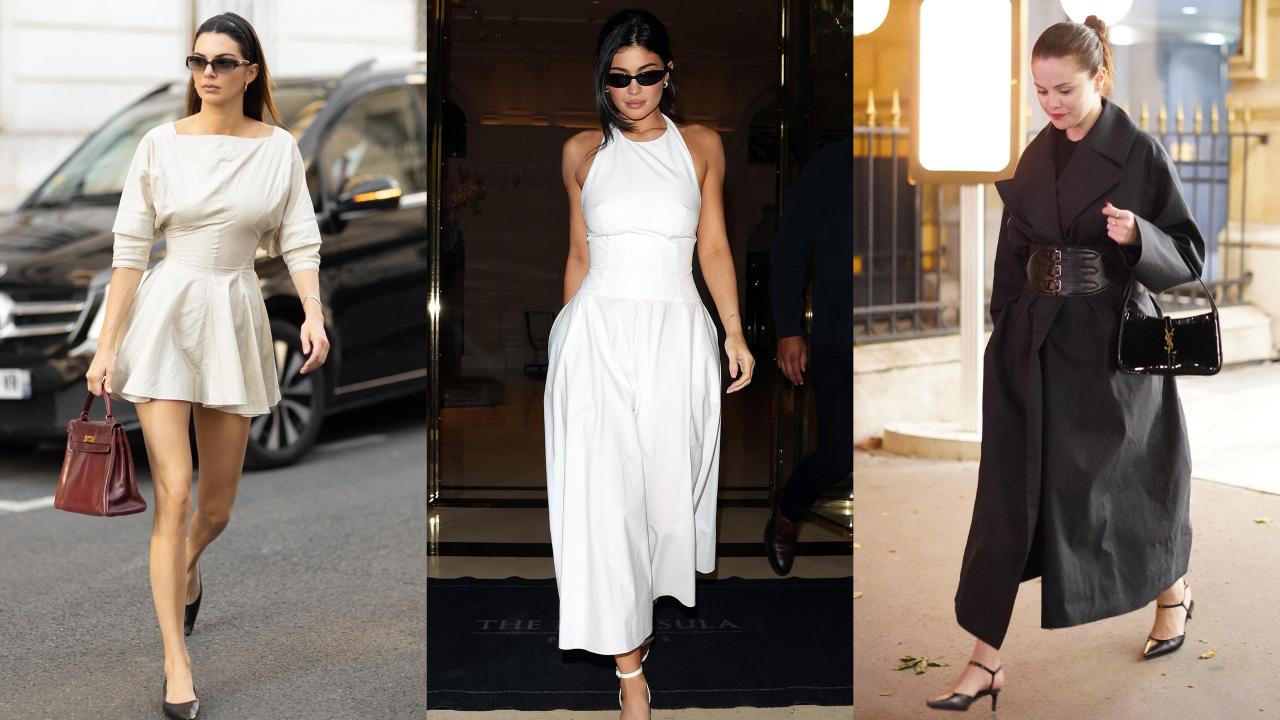 Personally, I Love When Celebs Cosplay French Style in Paris | Vogue